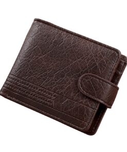AdiStylinno Portefeuille pour homme en cuir café - Grande capacité et minimaliste - Avec porte-monnaie - Idéal pour mars