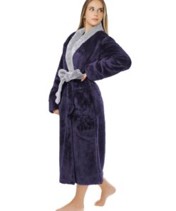 ROBE DE CHAMBRE LEBENGOOD HIVER FEMME ONGLES FROIDES SÉCHAGE VÉRIFIE Oeko-Tex®