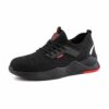 Hitmars Chaussures de Sécurité Hommes et Femmes Légères Basket de Sécurité en Embout d'Acier Protection Respirante Antid
