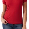Levi's Slim Housemark Polo Chemise Femme Élégant et Confortable pour le Travail et la Vie Daily Taille Classique et Modè