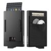 Portefeuille Homme Slimwalt avec Blocage RFID, 8-15 Cartes, Design Pop-up avec Monnaie et Fente Smart (Noir)