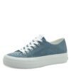 Tamaris Femme 1-23744-42 Basket Bleu FashionABLE Casual Shoes pour Femmes Chic et Confortables en Cuir resizeModeable