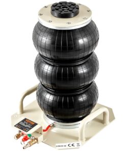 VEVOR Cric Pneumatique 3T 140-450mm 5 Secondes Réparation pour Voiture SUV Atelier Garage