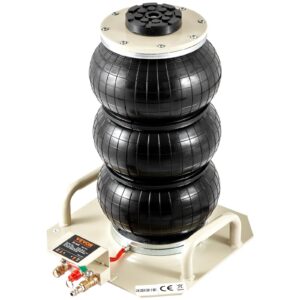 VEVOR Cric Pneumatique 3T 140-450mm 5 Secondes Réparation pour Voiture SUV Atelier Garage