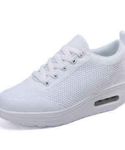 Hsyooes Femmes Baskets de Course Ré indispensables pour Sportives Modeuses Respirantes et Ligables