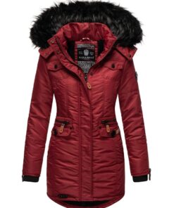 Navahoo B615 Parka d'hiver en fourrure synthétique pour femme - Chaude - Taille large - Idéale pour la snowboard - Imper