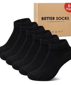 IceReco Basses Chaussettes Homme Sport Anti-transpiration Coton Femme Courtes Loisirs Respirantes - 6/10 Paires