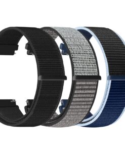 Bracelet en Nylon Garmin 20mm pour Runners et Athlètes | Compatible Multiple Smartwatches | Mode de Vie Actif |Comfort e