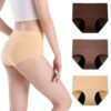 Culottes menstruelles absorbantes INNERSY Femme Coton Haute Taille Post-Accouchement Lot de 3 - Sécurité et Confort OEKO