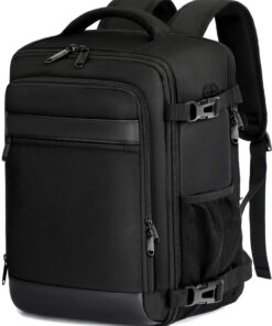 KLOSTAIN Sac à dos voyage cabine avion pour Ryanair 20L femme homme Noir