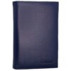Charmoni GC101 - Grande Classe Portefeuille pour Homme avec Carte Crédit et Monnaie en Cuir Synthétique (Bleu)