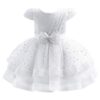 Robe New Front Fille Manche Courte Pour Soirée Anniversaire Col Rond Trendy