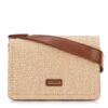 Sac à bandoulière WITTCHEN pour femmes | Sac bohème pour femme | Sac à main en paille avec fermeture magnétique
