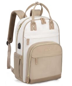 Sac à dos LoveVOOK pour femme - Étanche - Compartment pour ordinateur portable 15,6" - idéal pour l'école, le travail et