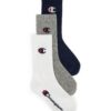 Champion Mixte Enfant Crew Socks 3PK Protège-Bas & Socquettes Mixte Enfant (lot de 3)