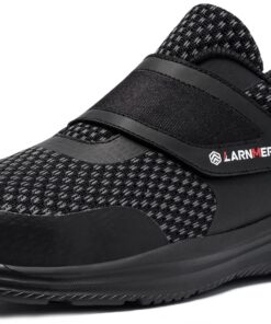 Chaussures de Sécurité LARNMERN Homme Femmes Baskets de Sécurité Protection Acier Embout Chaussures de Travail