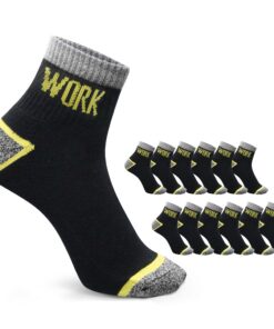 Chaussettes Homme Lakpoau Travail 43-46 Taille 39-42 | 12 Paires | Sock Work Classics