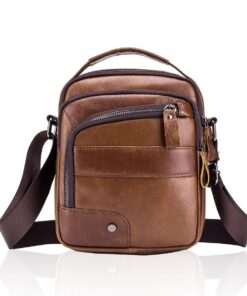 Sacs Portés épaule Homme Cuir Veritable MANNUOSI Loisir Fonctionnel