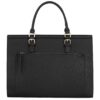 CRAZYCHIC Sac cabas pour femmes - Grande capacité - Lycéenne etudiante - Noir | Porte-documents business | Format A4 | B