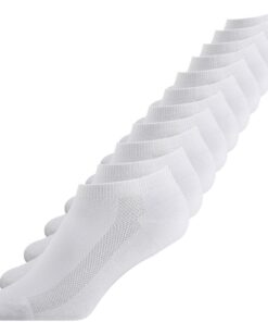 Chaussettes sport Fullluwaa 10 Paires_hommes_femmes_Coton Respirant_OEKO-TEX_standard_100_course à pied quotidiennement_