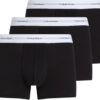Calvin Klein Boxers Lot de 3 pour Homme avec Ceinture Emblématique | Intimité Luxe | Polyester 90% / Élasthanne 10% | Bl