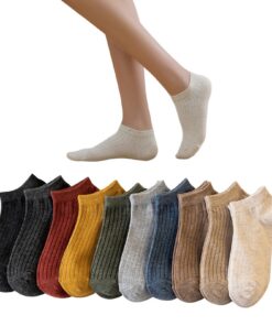 Chaussettes de Sport Respirantes et Confortables SDKZBFC pour Homme Femme, Lot de 10 Paires, Idéales pour Running et Fit
