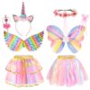 Deguisement Papillon Licorne Fille pour Carnaval et Fêtes Anniversaires