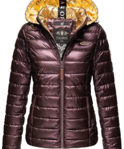 Navahoo B858 Veste matelassée demi-saison avec capuche matelassée + veste matelassée + veste avec capuche