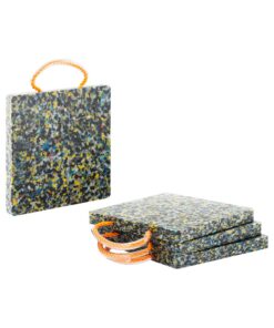MSW Plaques De Calage 30 x 30 x 3 cm, Charge Maximale De 7 000 kg, Nacelle & Grue - Lot De 4 Plaques De Calage Fortement