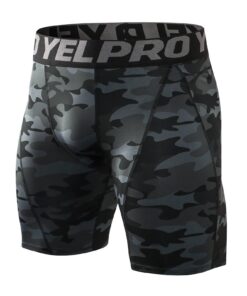 Short de compression Sunxia pour homme - Séchage rapide et respirant pour running, fitness et cyclisme - Collant court