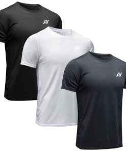 MEETWEE T-Shirt de Sport Homme - Baselayer Manches Courtes - Fitness - Hommes - Polyvalent - Tech Lotte Chaud