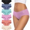 Culottes TANSTC Femme Coton Élasticité Parfaite - Taille Moyenne, Confort Respirant - Lot de 6 OEKO-TEX STANDARD 100