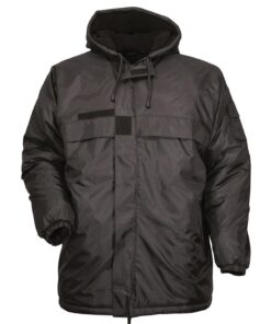 City Guard Coupe Vent fourré imperméable Noir pour Hommes et Femmes en ville Durabilité et Protection Totale Taille L