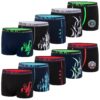 L&K Lot de 10 Boxers Homme Magnifiques Motifs Été 2024 Coton Confortables et Résistants
