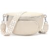 Sac Bandoulière Rorimyth Femme Beige Tendance Cuir Vegan City Petit Sacoche
