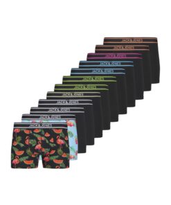 JACK & JONES Jacwatermelon Trunks pour Homme - Lot de 12 Maillots de Bain Élégants et Pratiques