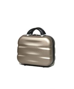 CELIMITS Abs Vanity pour Voyageuses Américaines (Champagne, 15 Pouces)