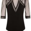 Morgan T-shirt Femme Élégant | Qualité Supérieure | Taille Large | Convient pour la Mode Daily | Lavable en Machine | Ta