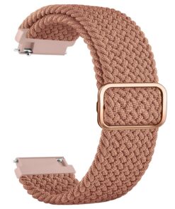 Bracelet de Montres Wanme 20mm 22mm, Braslet Élastique Tressé pour Femme et Homme