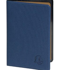 Exacompta 5105242E - Porte-cartes en denim bleu - 7 x 10 cm - Organisateur discret et pratique pour les hommes - Idéal p