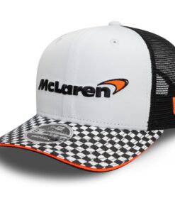 New Era 9Fifty Mesh Snapback Cap McLaren Racing Homme Course Sport Vintage Élégant