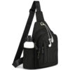 Sac de Poitrine Sacoche Homme Bandouliere Élégant pour Sport et Randonnée | Sacs à dos Porté Traversables Homme et Femme