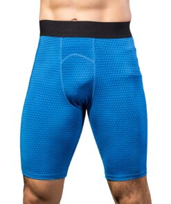 Yishengwan Pantalon de Compression pour Homme en Coton Séchage Rapide Short de Fitness 1Paquet de 3