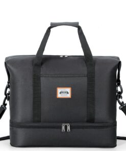 Lekesky Sac fourre-tout de voyage femme Noir 20L Ryanair