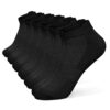 Chaussettes Fullluwaa Respirantes Homme/Femme - Lots de 6/10 Paires Confort Élastiques, Résistantes sans Effilochage OEK