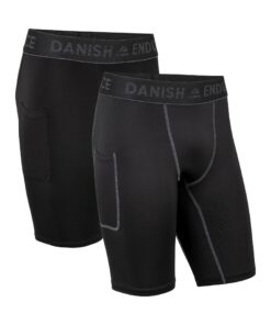 Compression Shorts Danish Endurance Homme Anti-Frottements Sport & Running Lot de 2 OEKO-TEX STANDARD 100