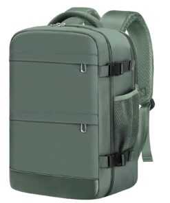 KIRFEIHT Sac à Dos de Voyage pour Bagage Cabine Ryanair - Vert -taille 40x20x25 - KIRFEIHT Sac à Dos de Voyage pour Comp