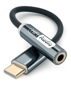 Adaptateur USB C YISH |5mm pour écouteurs Compatible avec iPhone 16/15 Pro Max/Plus et Samsung iPad Google Pixel