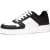 Baskets Mode Femme Blancs en Cuir Brillants avec Strass LUCKY STEP