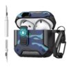 Coque rigide antichoc Wanme pour AirPods 4, protection complète pour homme et femme | Élégant kit de nettoyage inclus |
